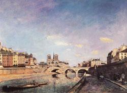 Johan-Barthold Jongkind The Seine and Notre-Dame de Paris